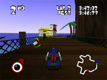 Pantallazo del juego online LEGO Racers (N64)