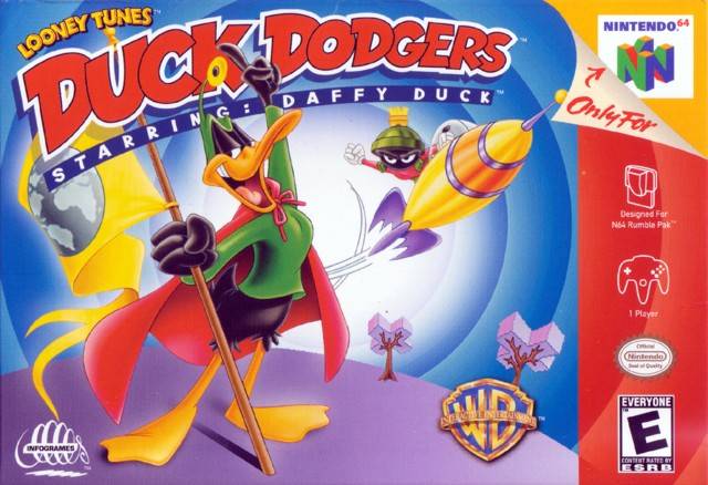Carátula del juego Looney Tunes Duck Dodgers Starring Daffy Duck (N64)