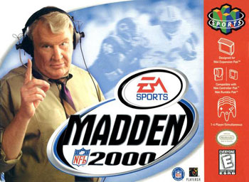 Carátula del juego Madden NFL 2000 (N64)
