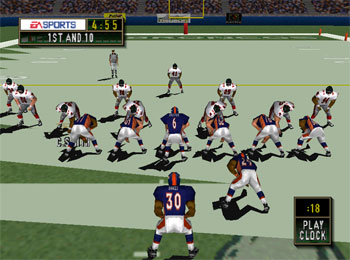 Pantallazo del juego online Madden NFL 2000 (N64)