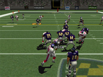 Pantallazo del juego online Madden NFL 2002 (N64)