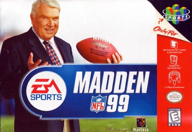 Carátula del juego Madden NFL 99 (N64)