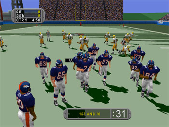 Pantallazo del juego online Madden NFL 99 (N64)