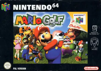 Portada de la descarga de Mario Golf