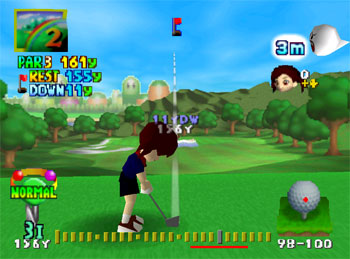 Pantallazo del juego online Mario Golf (N64)