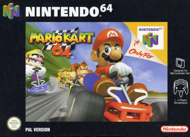 Carátula del juego Mario Kart 64 (N64)