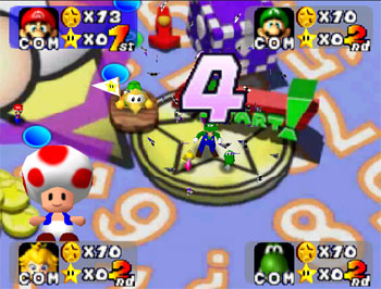 Pantallazo del juego online Mario Party (N64)