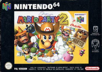 Carátula del juego Mario Party 2 (N64)
