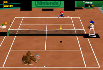 Pantallazo del juego online Mario Tennis (N64)