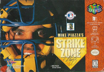 Carátula del juego Mike Piazza's StrikeZone (N64)