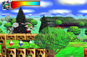 Pantallazo del juego online Mischief Makers (N64)