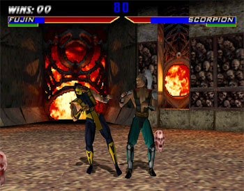 Pantallazo del juego online Mortal Kombat 4 (N64)