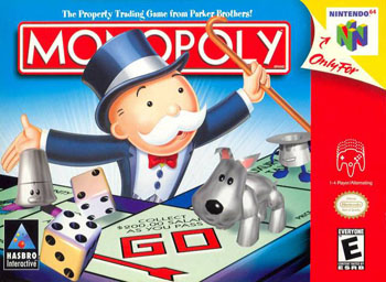 Carátula del juego Monopoly (N64)