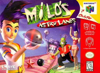 Carátula del juego Milo's Astro Lanes (N64)