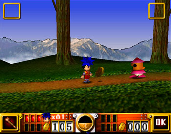 Pantallazo del juego online Mystical Ninja 2 Starring Goemon (N64)