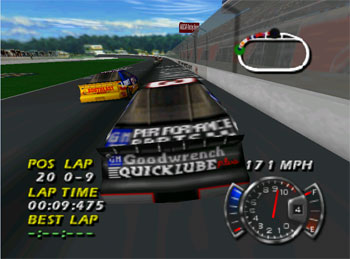 Pantallazo del juego online NASCAR 99 (N64)