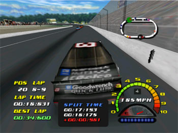 Pantallazo del juego online NASCAR 2000 (N64)