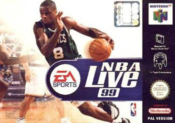 Carátula del juego NBA Live 99 (N64)