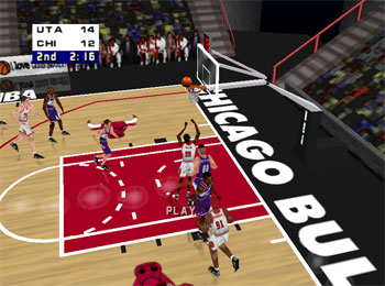 Pantallazo del juego online NBA Live 99 (N64)