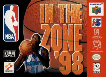 Carátula del juego NBA In the Zone '98 (N64)