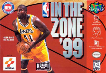 Carátula del juego NBA In The Zone '99 (N64)