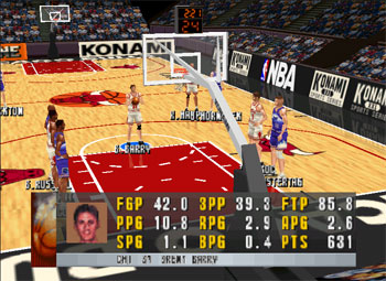 Pantallazo del juego online NBA In The Zone '99 (N64)