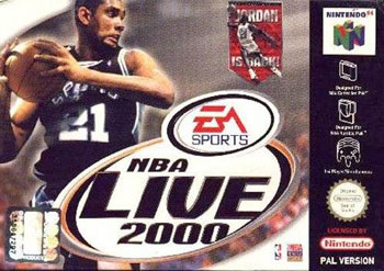 Carátula del juego NBA Live 2000 (N64)