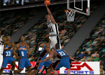 Pantallazo del juego online NBA Live 2000 (N64)