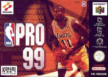 Carátula del juego NBA Pro 99 (N64)
