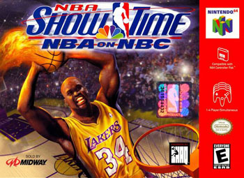 Carátula del juego NBA Showtime NBA on NBC (N64)