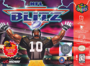 Carátula del juego NFL Blitz (N64)