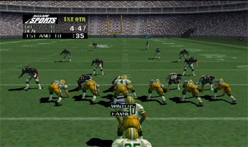 Pantallazo del juego online NFL Quarterback Club 99 (N64)