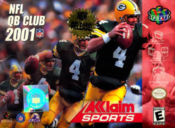 Carátula del juego NFL QB Club 2001 (N64)