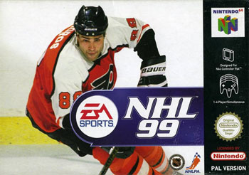 Carátula del juego NHL 99 (N64)