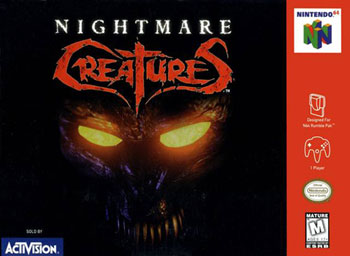Carátula del juego Nightmare Creatures (N64)