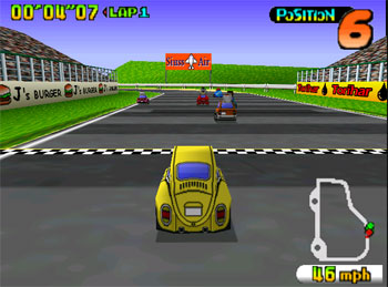 Pantallazo del juego online Penny Racers (N64)