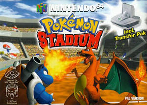 Carátula del juego Pokemon Stadium (N64)