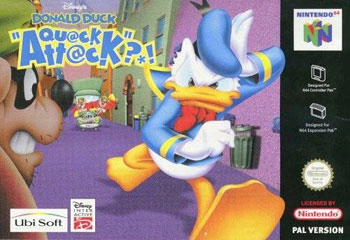 Carátula del juego Disney's Donald Duck Quack Attack (N64)