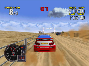 Pantallazo del juego online Rally Challenge 2000 (N64)