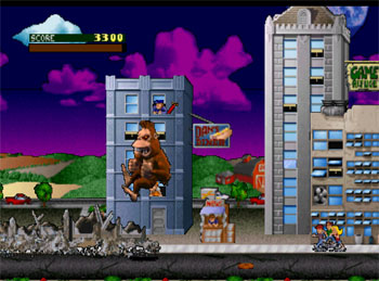 Pantallazo del juego online Rampage World Tour (N64)