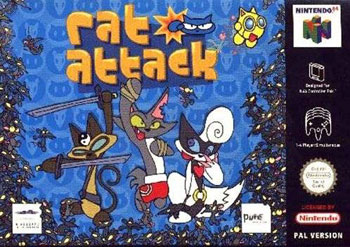 Carátula del juego Rat Attack (N64)