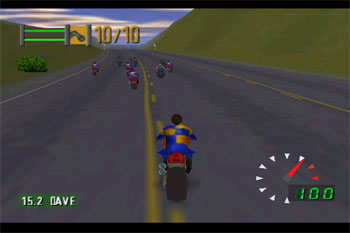 Pantallazo del juego online Road Rash 64 (N64)