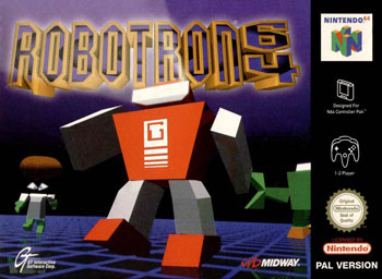 Carátula del juego Robotron 64 (N64)