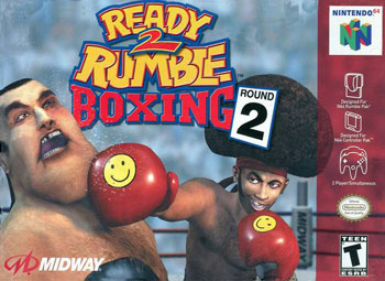Carátula del juego Ready 2 Rumble Boxing Round 2 (N64)