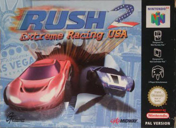 Carátula del juego Rush 2 Extreme Racing USA (N64)