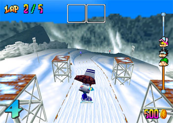 Pantallazo del juego online Snowboard Kids (N64)