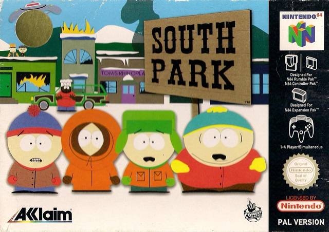 Carátula del juego South Park (N64)