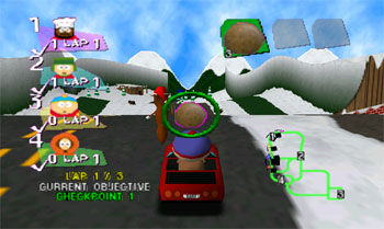 Pantallazo del juego online South Park Rally (N64)