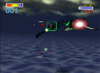 Pantallazo del juego online StarFox 64