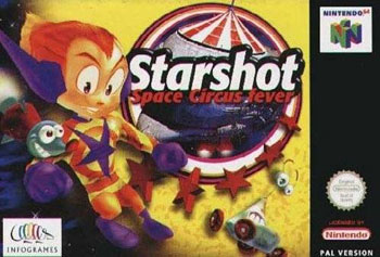Carátula del juego Starshot Space Circus Fever (N64)